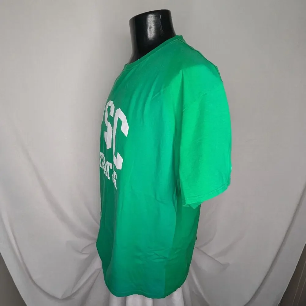 Champion Men's Graphic Cotton T-shirt Men Green XXL - Picture 2 of 4